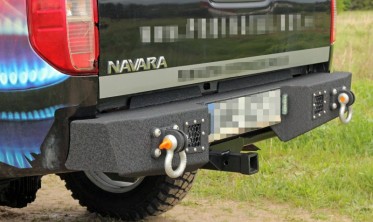 Силовий задній бампер Nissan Navara D40, (2005-2014) фото