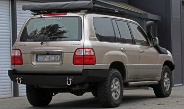 Силовой задний бампер Toyota Land Cruiser J100 / Lexus LX 470, (1998-2007) фото