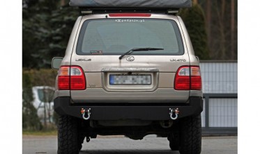 Силовой задний бампер Toyota Land Cruiser J100 / Lexus LX 470, (1998-2007) фото