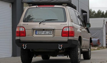 Силовой задний бампер Toyota Land Cruiser J100 / Lexus LX 470, (1998-2007) фото
