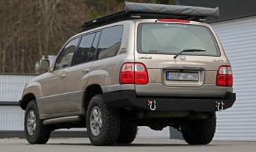 Силовой задний бампер Toyota Land Cruiser J100 / Lexus LX 470, (1998-2007) фото