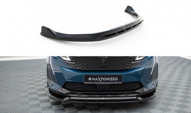 Тюнинг диффузор (накладка) на передний бампер Peugeot 3008 GT-Line Mk2 рестайл фото