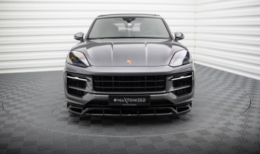 Тюнинг накладка (юбка) на передний бампер Porsche Cayenne Mk3 рестайл фото
