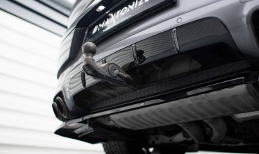 Диффузор (накладка) на задний бампер Porsche Cayenne Mk3 рестайл фото