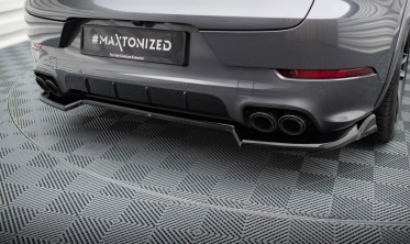 Диффузор (накладка) на задний бампер Porsche Cayenne Mk3 рестайл фото