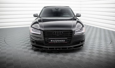 Тюнинг накладка (юбка) на передний бампер Audi A8 D4 рестайл фото