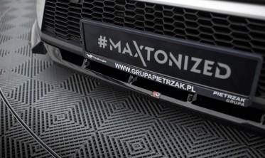 Тюнінгова накладка (губа) на передній бампер Peugeot 408 Mk1 фото