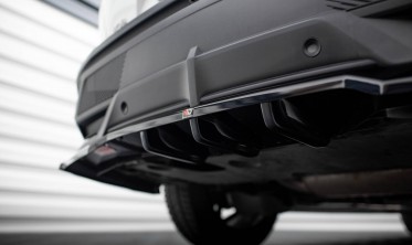 Тюнінговий дифузор (накладка) на задній бампер Peugeot 408 Mk1 фото