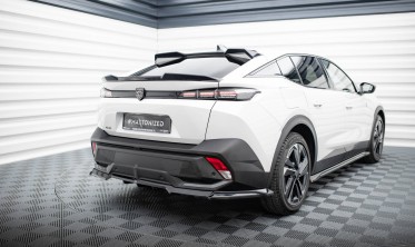 Тюнінговий дифузор (накладка) на задній бампер Peugeot 408 Mk1 фото