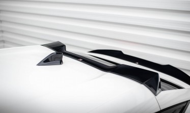 Верхній 3D спойлер (бленда) на кришку багажника Peugeot 408 Mk1 фото