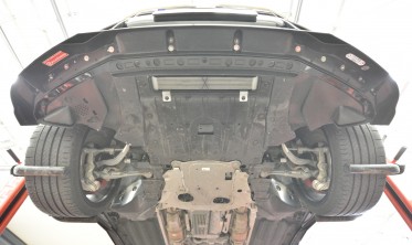 Нижний диффузор (сплиттер) на передний бампер BMW XM G09 вар. 2 фото