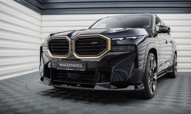 Нижний диффузор (сплиттер) на передний бампер BMW XM G09 вар. 2 фото