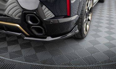 Тюнинговый диффузор (накладка) на задний бампер BMW XM G09 фото