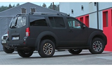 Боковые силовые пороги Nissan Pathfinder R51 2005-2014 фото