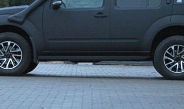 Боковые силовые пороги Nissan Pathfinder R51 2005-2014 фото