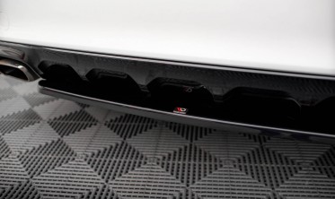 Тюнінговий дифузор (накладка) на задній бампер Kia Ceed GT Mk3  фото