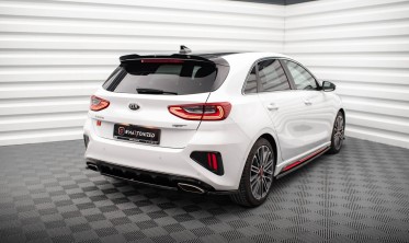 Боковые накладки на задний бампер Kia Ceed GT Mk3 фото