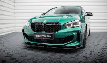 Нижний диффузор (сплиттер) на передний бампер BMW M135i F40 вар. 9 фото