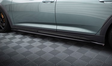 Нижні дифузори (лістви) на бокові пороги Audi A6 Allroad C8 фото