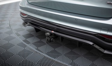 Тюнінгова накладка (дифузор) на задній бампер Audi A6 C8 Allroad фото