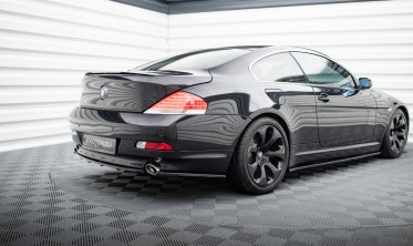 Центральний дифузор (накладка) на задній бампер BMW 6 Coupe / Cabrio E63 / E64 фото