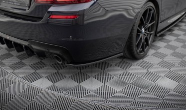 Боковые накладки на задний бампер BMW 5 M-Pack F10 под диф. BM-5-10-MPACK-RS2 фото
