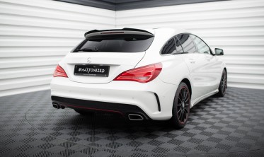 Тюнинговый кап спойлер на крышку багажника Mercedes CLA Shooting Brake 45 AMG / AMG-Line C117 фото