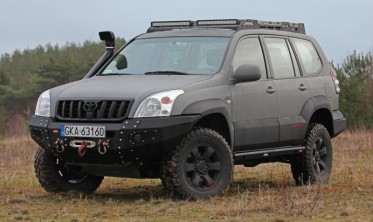 Боковые силовые пороги Toyota Land Cruiser Prado 120 (2002-2005) фото