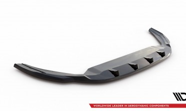 Нижняя накладка (юбка) на передний бампер Volkswagen Polo GTI Mk6 рестайл вар. 1 фото