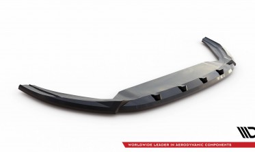 Тюнінговий дифузор (накладка) на передній бампер Volkswagen Polo GTI Mk6 рестайл вар. 2 фото