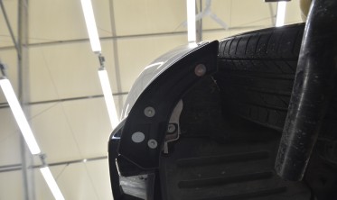 Бокові тюнінг накладки заднього бампера Volkswagen Polo GTI Mk6 рестайл фото