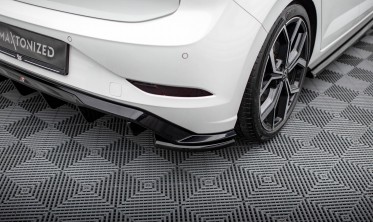 Бокові тюнінг накладки заднього бампера Volkswagen Polo GTI Mk6 рестайл фото