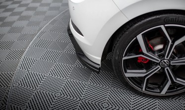 Бокові тюнінг накладки заднього бампера Volkswagen Polo GTI Mk6 рестайл фото