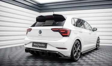 Бокові тюнінг накладки заднього бампера Volkswagen Polo GTI Mk6 рестайл фото