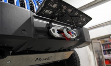 Пластина для встановлення (кріплення) лебідки Jeep Wrangler JL / Gladiator JT (2018-...) фото