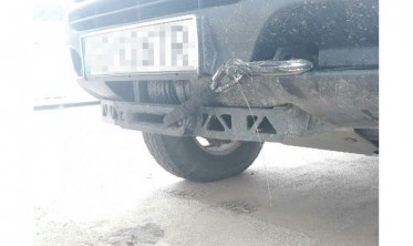 Пластина для установки (крепление) лебедки Mercedes Sprinter (2000-2006) фото