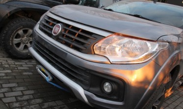 Пластина для установки (крепление) лебедки Mitsubishi L200 / Fiat Fullback (2015-...) фото