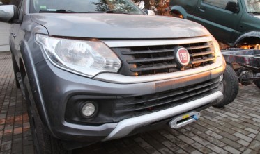 Пластина для установки (крепление) лебедки Mitsubishi L200 / Fiat Fullback (2015-...) фото