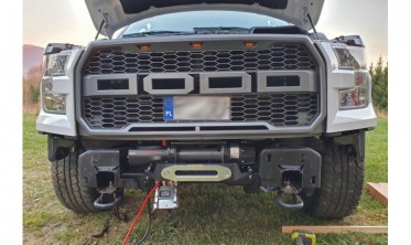 Пластина для установки (крепление) лебедки Ford F150, версия RAPTOR (2017-2019) фото