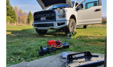 Пластина для установки (крепление) лебедки Ford F150, версия RAPTOR (2017-2019) фото