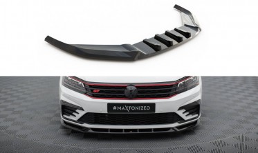 Тюнинговая накладка (диффузор) на передний бампер Volkswagen Passat GT B8 рестайл USA вар. 1 фото