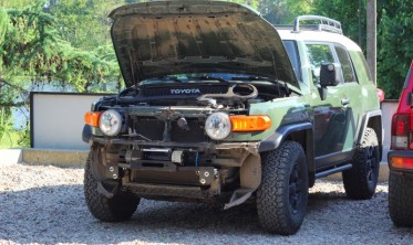 Пластина для установки (крепление) лебедки Toyota FJ Cruiser (2006-2016) фото