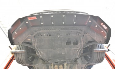 Нижня накладка (губа) на передній бампер VW Passat GT B8 рестайл USA вар. 2 фото