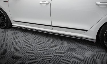 Нижние накладки (листвы) на боковые пороги VW Passat GT B8 USA рестайл USA фото