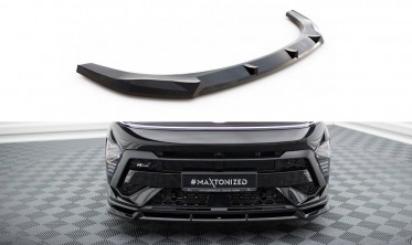 Нижня накладка (губа) на передній бампер Hyundai Kona N-Line Mk2 фото