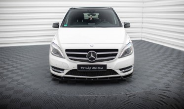 Тюнинговая накладка (юбка) на передний бампер Mercedes-Benz B W246 фото