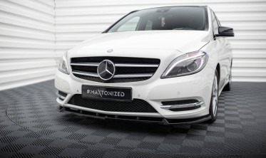 Тюнинговая накладка (юбка) на передний бампер Mercedes-Benz B W246 фото