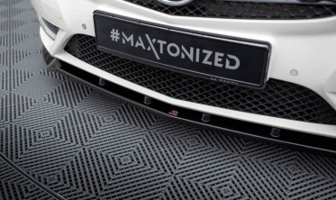 Тюнинговая накладка (юбка) на передний бампер Mercedes-Benz B W246 фото