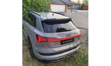 Тюнінговий дифузор (накладка) на задній бампер Audi e-Tron S-Line фото