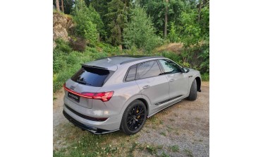 Тюнінгові накладки (лістви) на бокові пороги Audi e-Tron S-Line фото